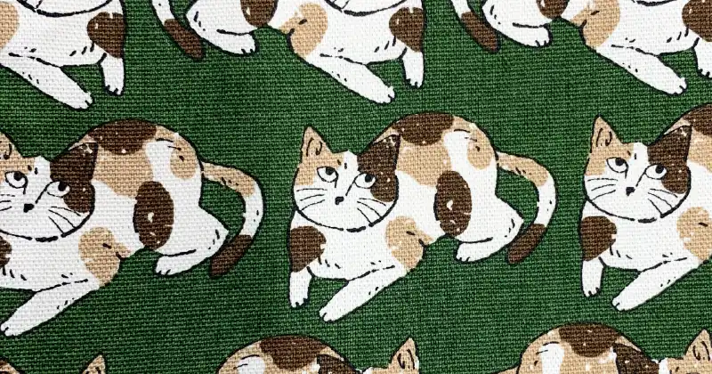猫柄巾着制作の舞台裏—ミシンで作る愛らしいアイテム